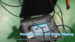 Компактное решение для тестирования кабелей VLF Hipot Tester 80 кВ